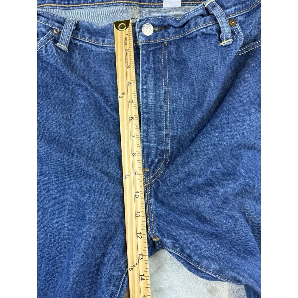 Levis 511 Jeans Mens 42x32 Blue Stretch Slim‎ Fit Tapered Leg Denim Made in USA
